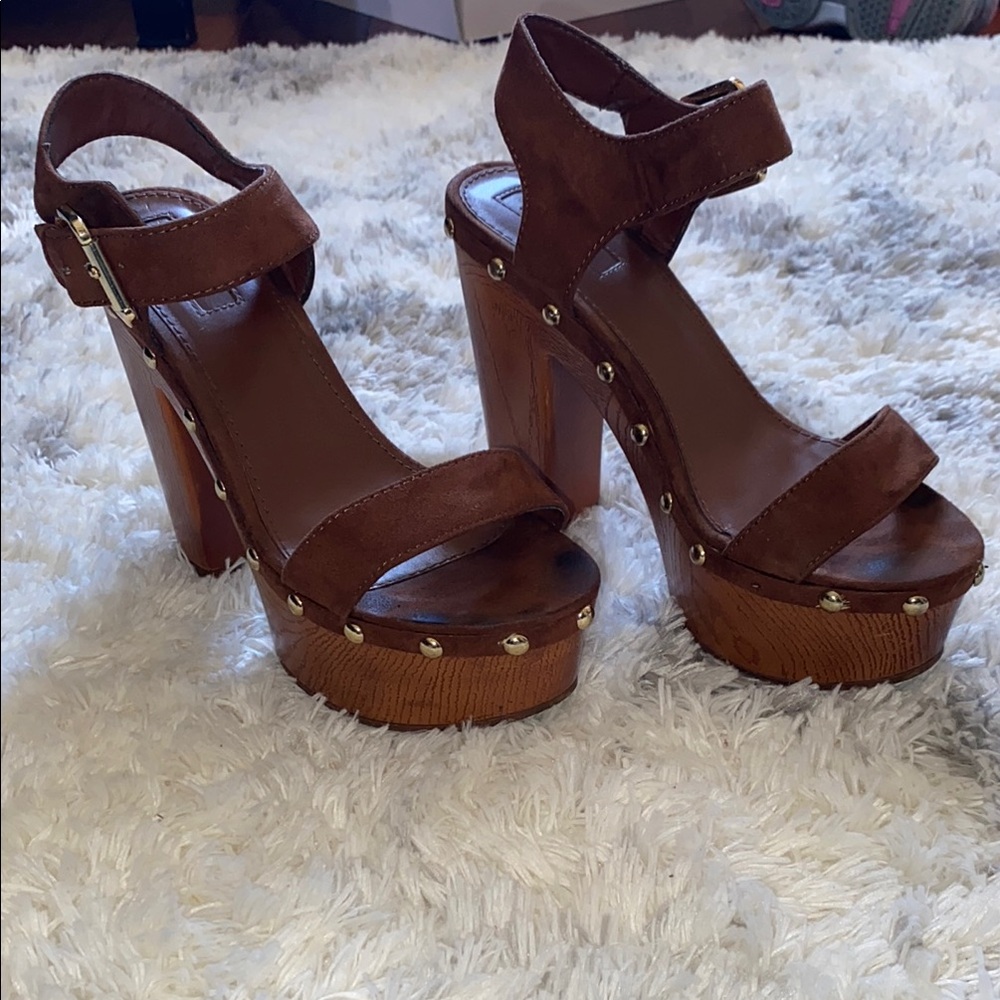 Brown Platform Sandals